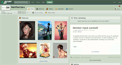 Desktop Screenshot of painttool-sai.deviantart.com