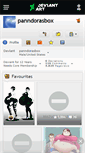 Mobile Screenshot of panndorasbox.deviantart.com
