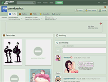 Tablet Screenshot of panndorasbox.deviantart.com