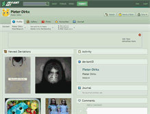 Tablet Screenshot of pieter-dirkx.deviantart.com