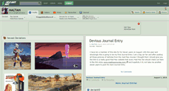 Desktop Screenshot of maltian.deviantart.com