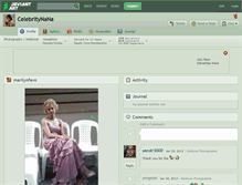 Tablet Screenshot of celebritynana.deviantart.com