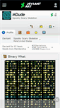Mobile Screenshot of mdude.deviantart.com