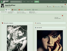 Tablet Screenshot of imperfectfleur.deviantart.com