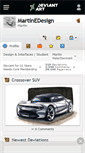 Mobile Screenshot of martinedesign.deviantart.com