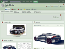 Tablet Screenshot of martinedesign.deviantart.com