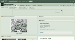 Desktop Screenshot of malcolmblaisdell.deviantart.com