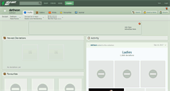 Desktop Screenshot of detheon.deviantart.com