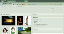Desktop Screenshot of firstfallenangel.deviantart.com