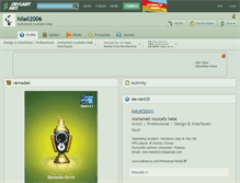 Tablet Screenshot of hilall2006.deviantart.com