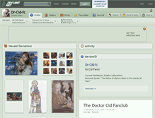 Tablet Screenshot of dr-cid-fc.deviantart.com