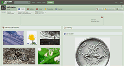 Desktop Screenshot of kickmeto.deviantart.com
