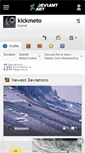 Mobile Screenshot of kickmeto.deviantart.com