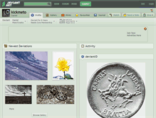 Tablet Screenshot of kickmeto.deviantart.com