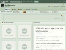 Tablet Screenshot of davidlawrence.deviantart.com