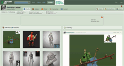 Desktop Screenshot of monstercaesar.deviantart.com