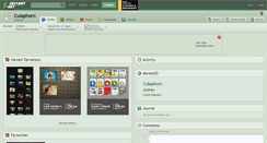 Desktop Screenshot of culaphorn.deviantart.com