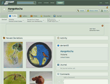 Tablet Screenshot of mangomocha.deviantart.com