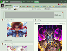 Tablet Screenshot of magion02.deviantart.com