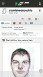 Mobile Screenshot of cookiekeencookie.deviantart.com