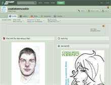 Tablet Screenshot of cookiekeencookie.deviantart.com