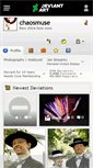 Mobile Screenshot of chaosmuse.deviantart.com