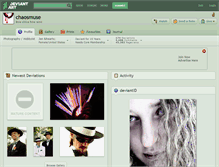 Tablet Screenshot of chaosmuse.deviantart.com