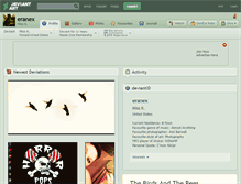 Tablet Screenshot of eranex.deviantart.com