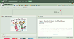 Desktop Screenshot of markmanching.deviantart.com