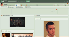 Desktop Screenshot of daolpu.deviantart.com