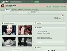 Tablet Screenshot of frephotography.deviantart.com