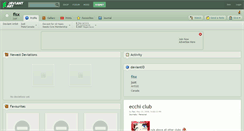 Desktop Screenshot of fisx.deviantart.com