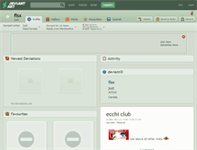 Tablet Screenshot of fisx.deviantart.com