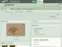 Tablet Screenshot of mountains2sea.deviantart.com