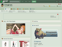 Tablet Screenshot of el-mugiwara.deviantart.com