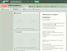 Tablet Screenshot of charm-academy.deviantart.com