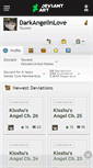 Mobile Screenshot of darkangelinlove.deviantart.com