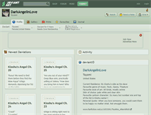 Tablet Screenshot of darkangelinlove.deviantart.com