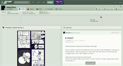 Desktop Screenshot of missyzero.deviantart.com