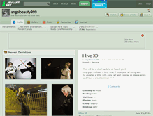 Tablet Screenshot of angelbeauty999.deviantart.com