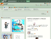 Tablet Screenshot of juviaft.deviantart.com