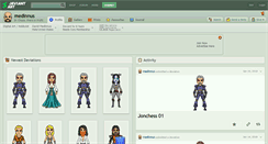 Desktop Screenshot of medinnus.deviantart.com