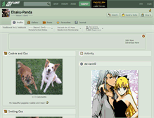 Tablet Screenshot of eisaku-panda.deviantart.com