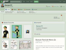 Tablet Screenshot of duncan-fc.deviantart.com