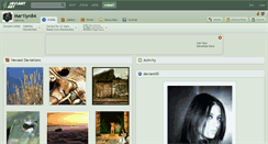 Desktop Screenshot of mar1lyn84.deviantart.com