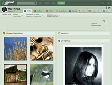 Tablet Screenshot of mar1lyn84.deviantart.com