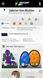 Mobile Screenshot of gabriel-von-richter.deviantart.com
