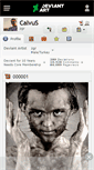 Mobile Screenshot of calvus.deviantart.com
