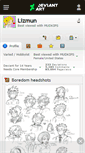 Mobile Screenshot of lizmun.deviantart.com
