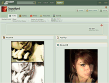 Tablet Screenshot of gypsybyrd.deviantart.com